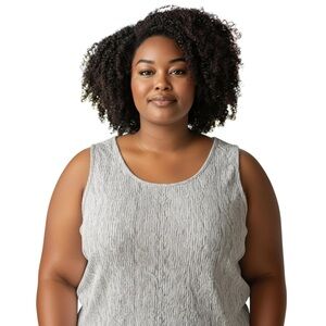 Susina Cream Tan Sleeveless Tank Top